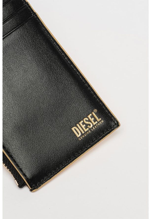 Кожен калъф за карти с монограм Diesel