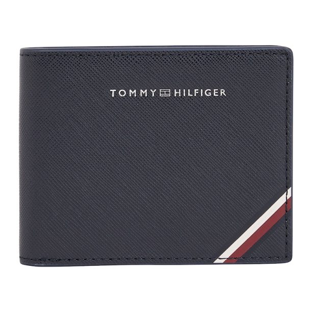 Кожен портфейл Central Mini с двойно прегъване Tommy Hilfiger