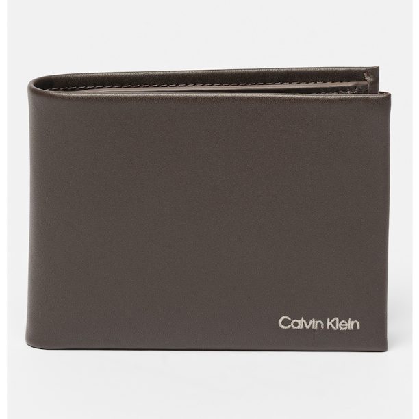 Кожен портфейл с двойно прегъване CALVIN KLEIN