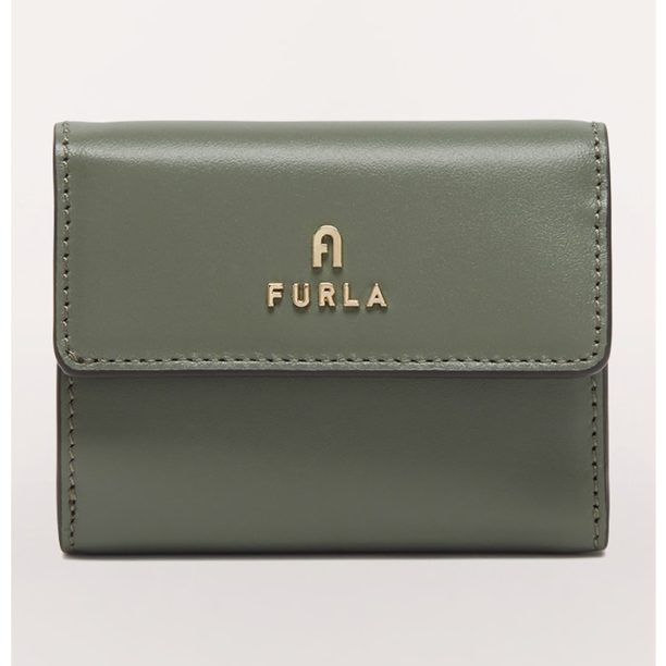 Кожено портмоне Camelia с тройно прегъване Furla