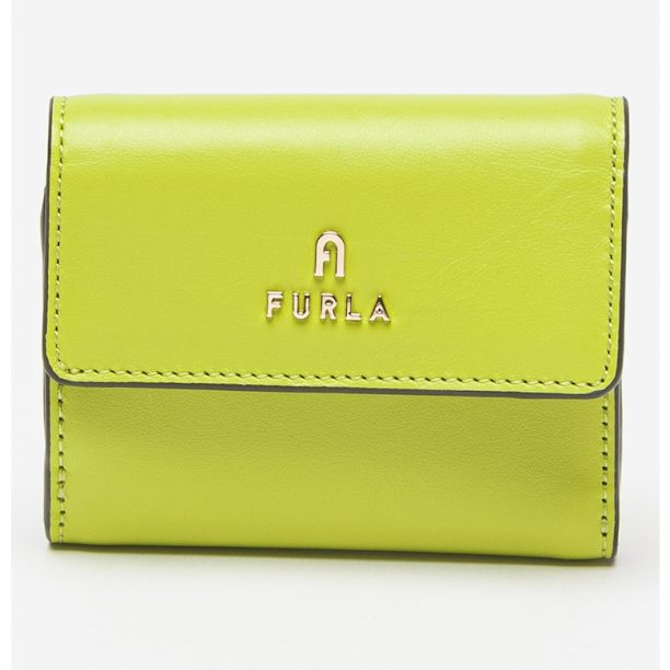 Кожено портмоне Camelia с тройно прегъване Furla