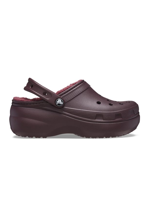 Крокс с каишка на петата и подплата от еко вълна Crocs