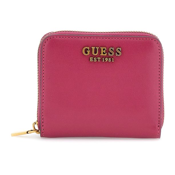 Малък портфейл Laurel от еко кожа с цип Guess