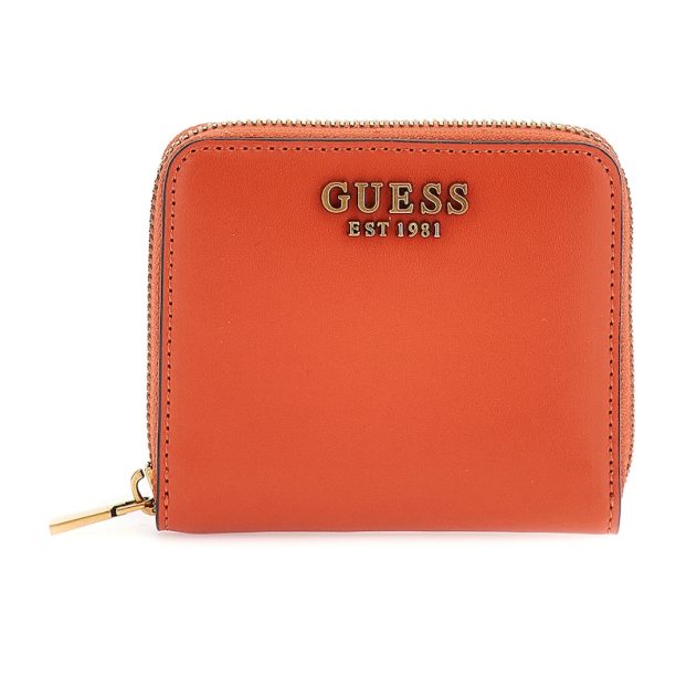 Малък портфейл Laurel от еко кожа с цип Guess