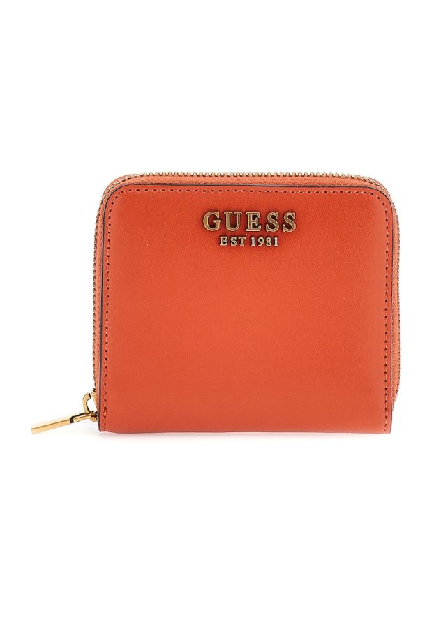 Малък портфейл Laurel от еко кожа с цип Guess