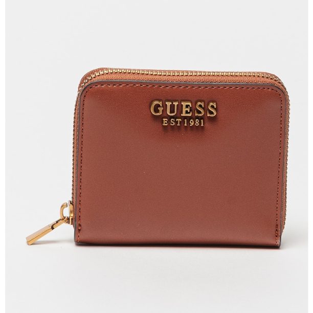 Малък портфейл Laurel от еко кожа с цип Guess