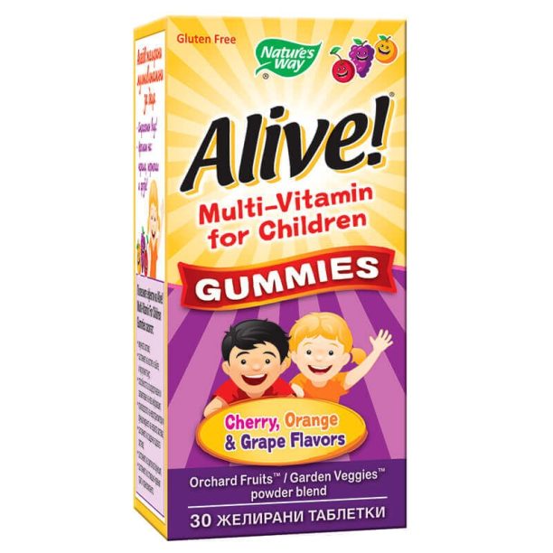 Мултивитамини за деца Алайв - Alive! Multi-Vitamin for Children Gummies