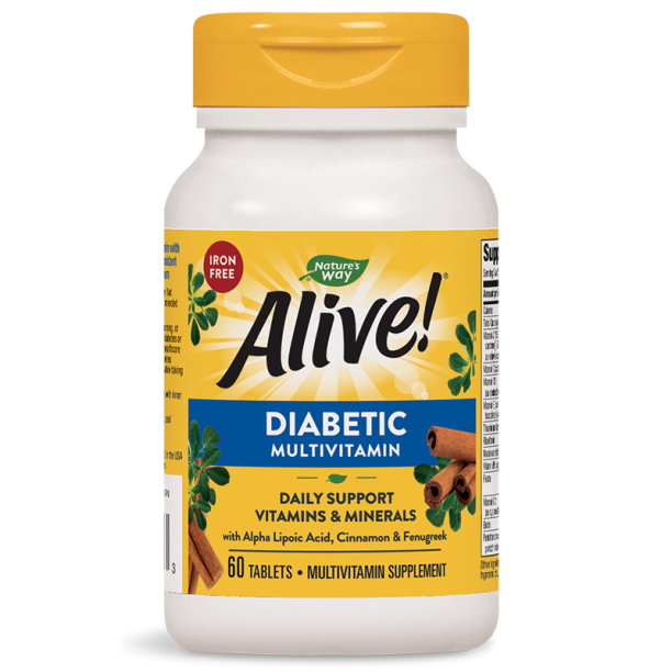 Мултивитамини за диабетици Алайв - Alive! Diabetic Multivitamin