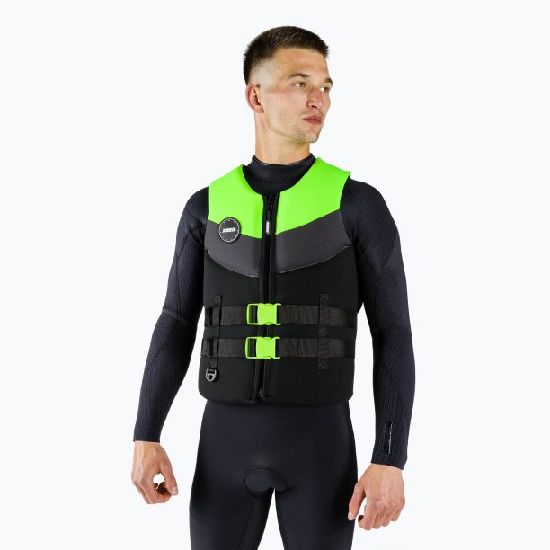 Мъжка жилетка за плаване JOBE Neoprene black/green 244922004