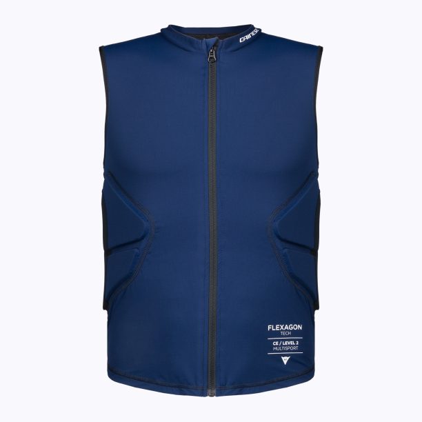 Мъжка защитна жилетка Dainese Flexagon Waistcoat black iris/stretch limo