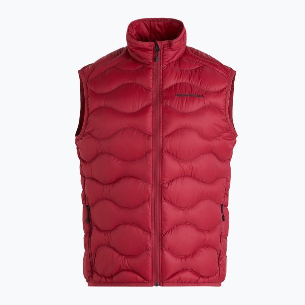 Мъжка пухена жилетка Peak Performance Helium Down Vest Red G77857050