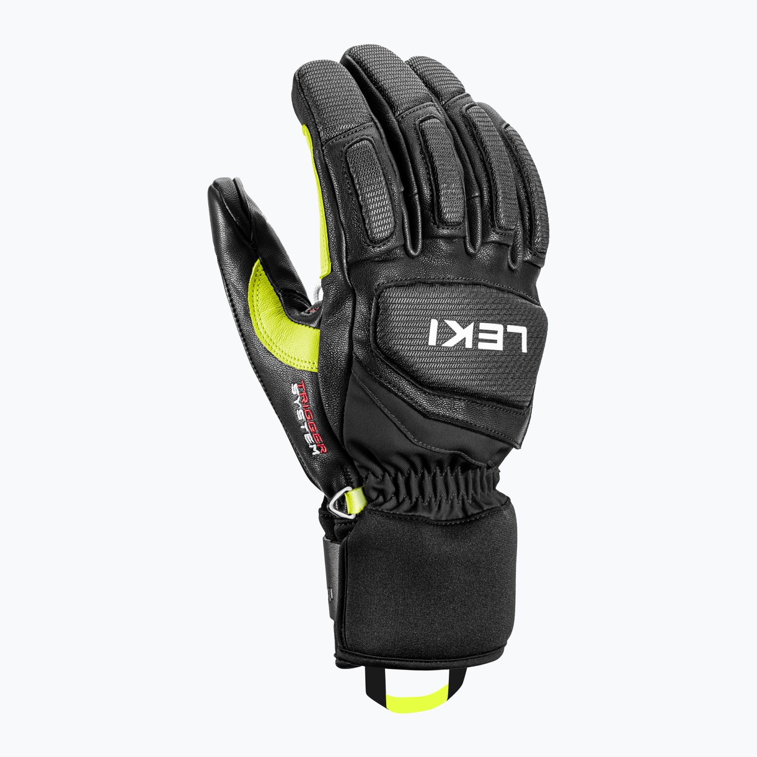 Мъжка ски ръкавица LEKI Griffin Pro 3D black/neon