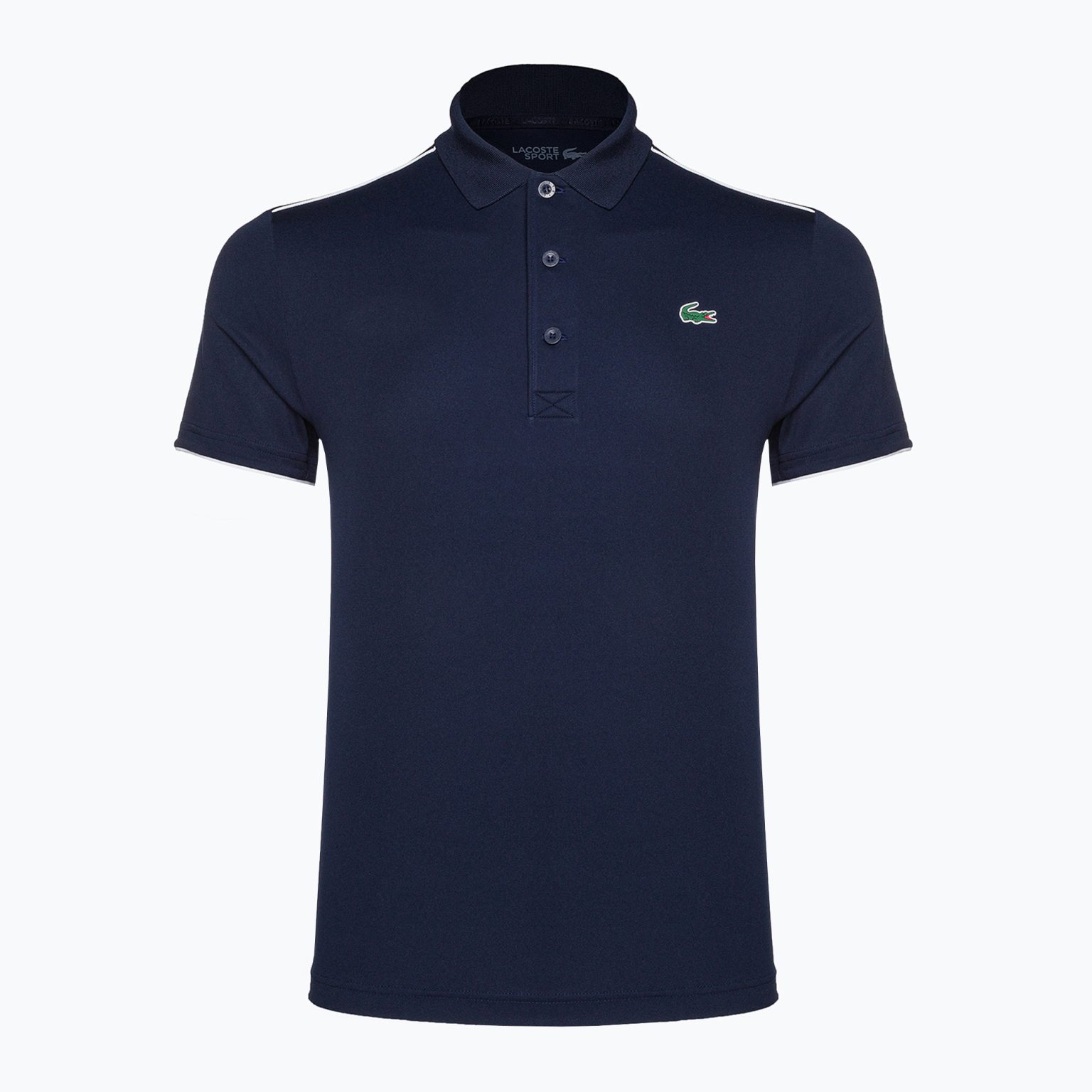 Мъжка тенис поло риза Lacoste черна DH2094