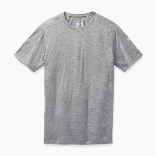 Мъжка тениска Smartwool Merino Tee trekking shirt light grey 00744