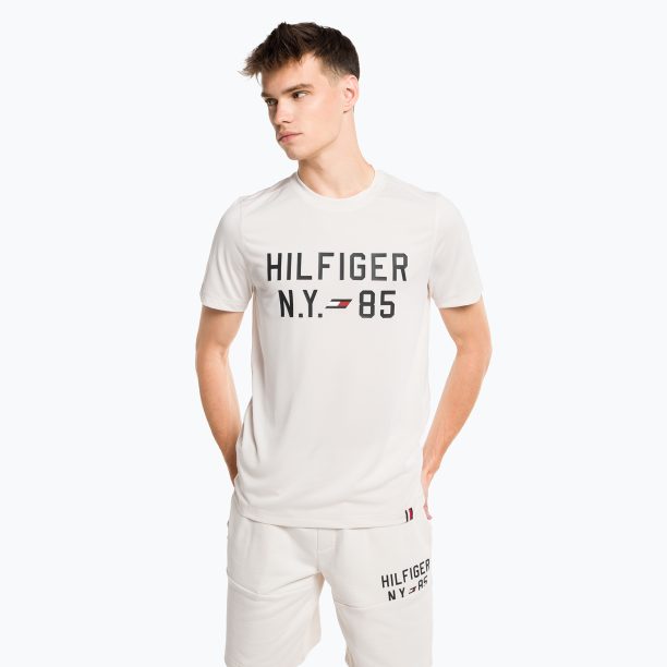 Мъжка тениска Tommy Hilfiger Graphic Training бежова