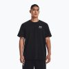 Мъжка тениска Under Armour Logo Emb Heavyweight black/white