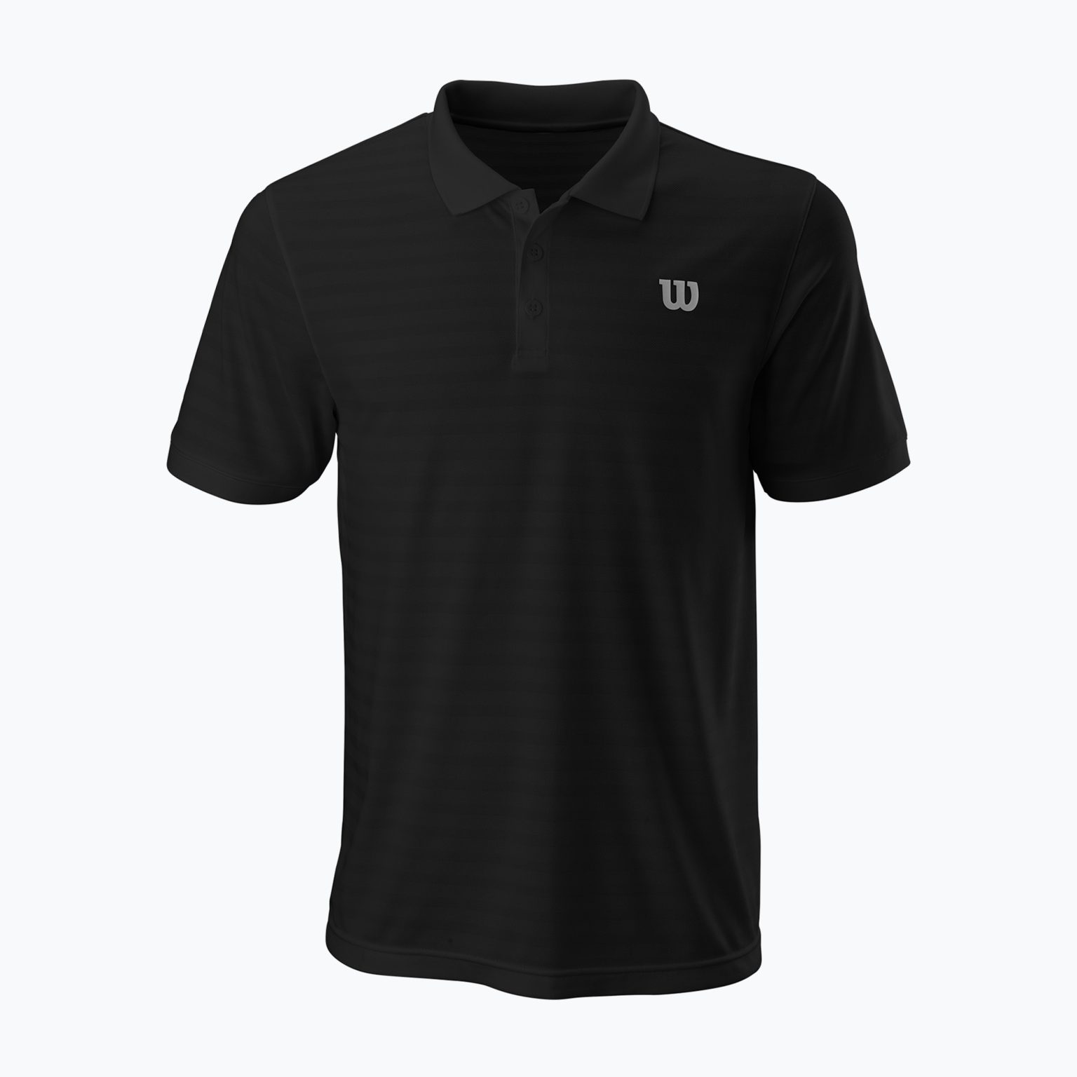 Мъжка тениска Wilson Stripe Polo black WRA789707