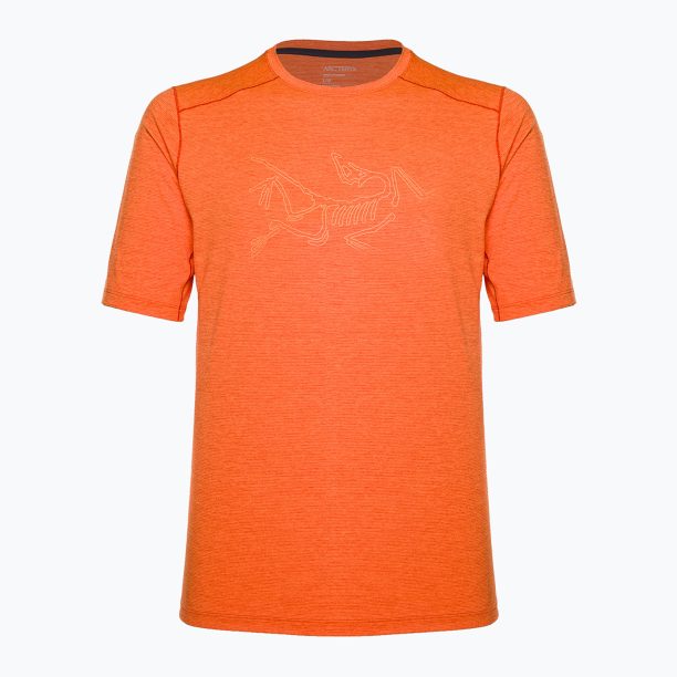 Мъжка тениска за бягане Arc'teryx Cormac Logo orange X000006348035