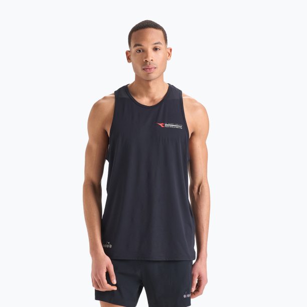 Мъжка тениска за бягане Diadora Super Light Tank Be One black DD-102.179161-80013