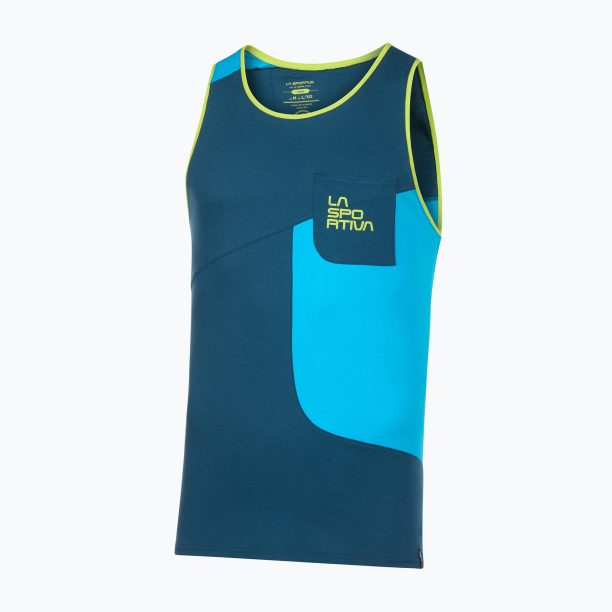 Мъжка тениска за катерене La Sportiva Dude Tank blue N43639637