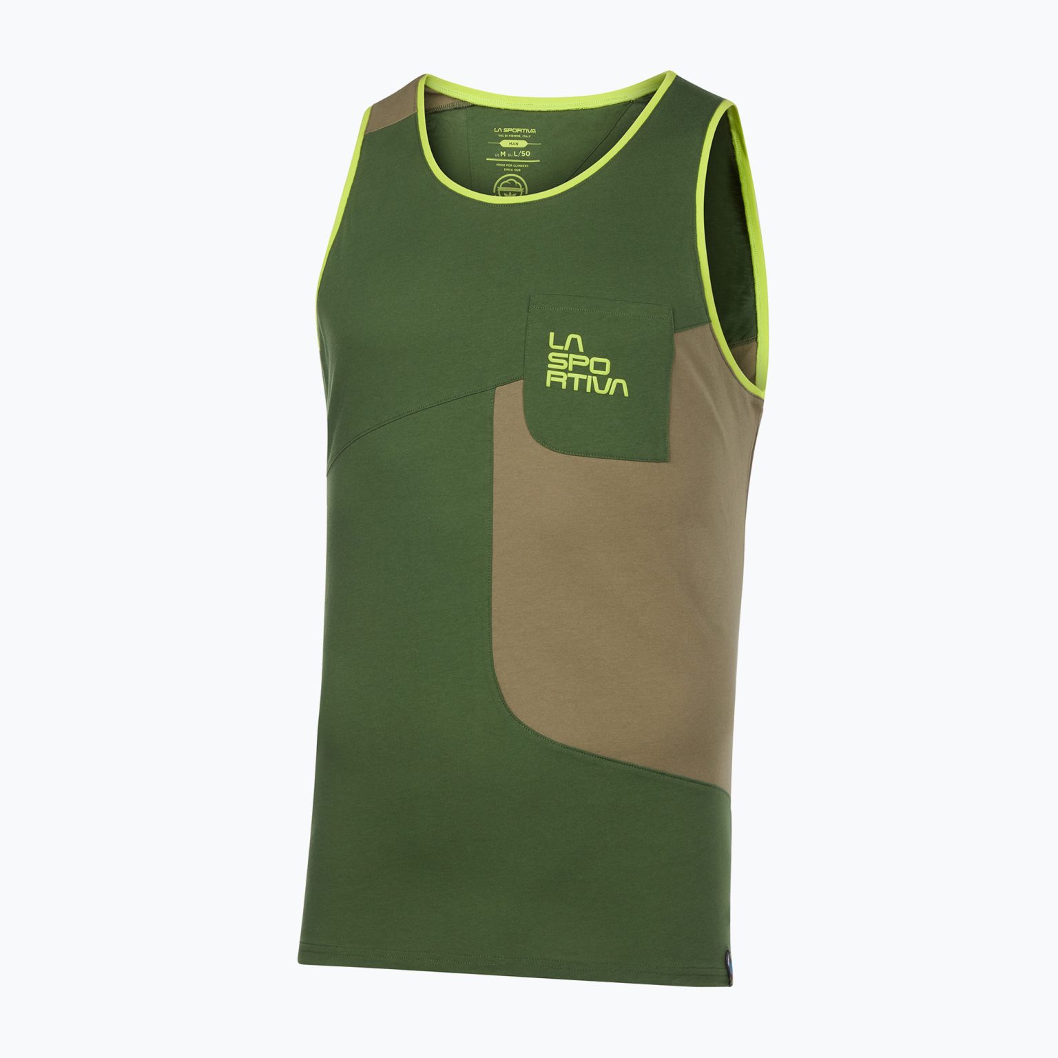 Мъжка тениска за катерене La Sportiva Dude Tank green N43711731