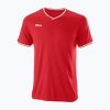 Мъжка тениска за тенис Wilson Team II High V-Neck Red WRA794103