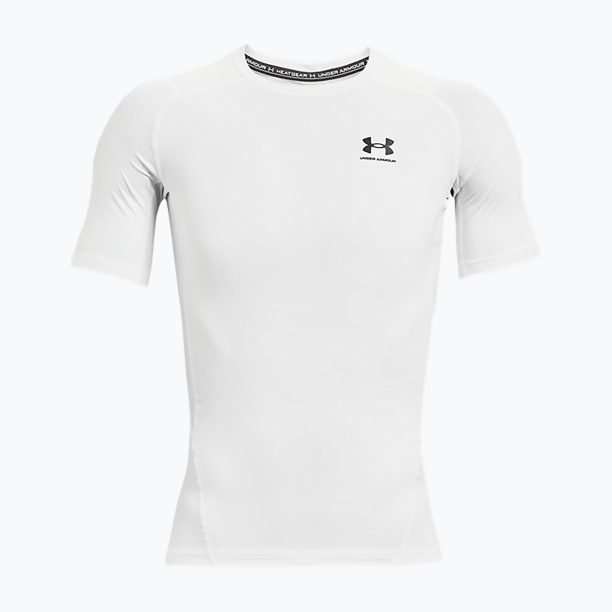 Мъжка тренировъчна тениска Under Armour Ua Hg Armour Comp SS white 1361518-100