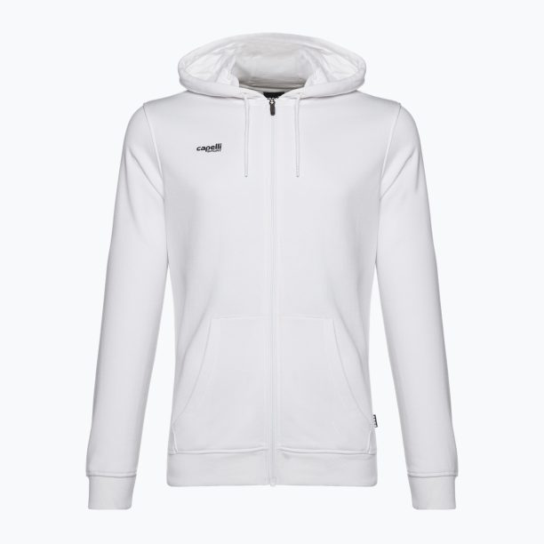 Мъжки Capelli Basics Adult Zip Hoodie Football Sweatshirt white