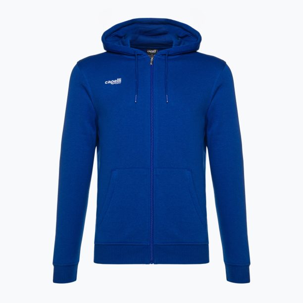 Мъжки Capelli Basics Adult Zip Hoodie футболен суитшърт кралско синьо