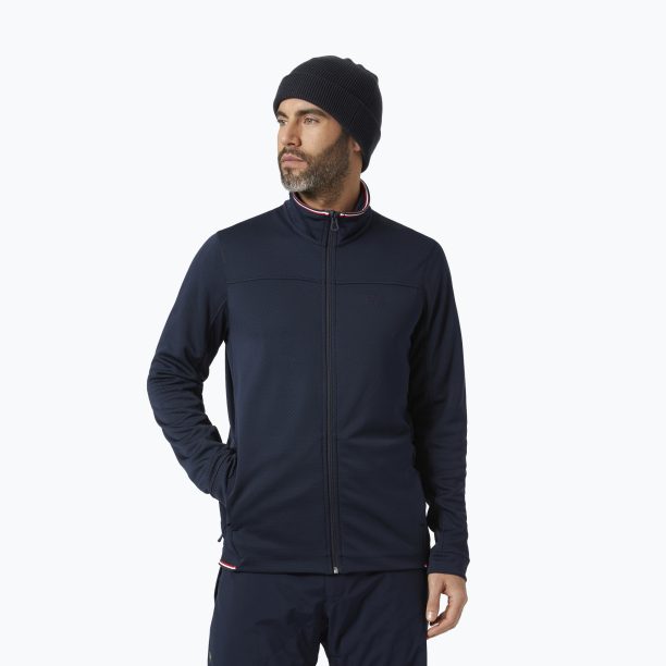 Мъжки Helly Hansen Swift Midlayer 597 поларен суитшърт тъмносин 49427