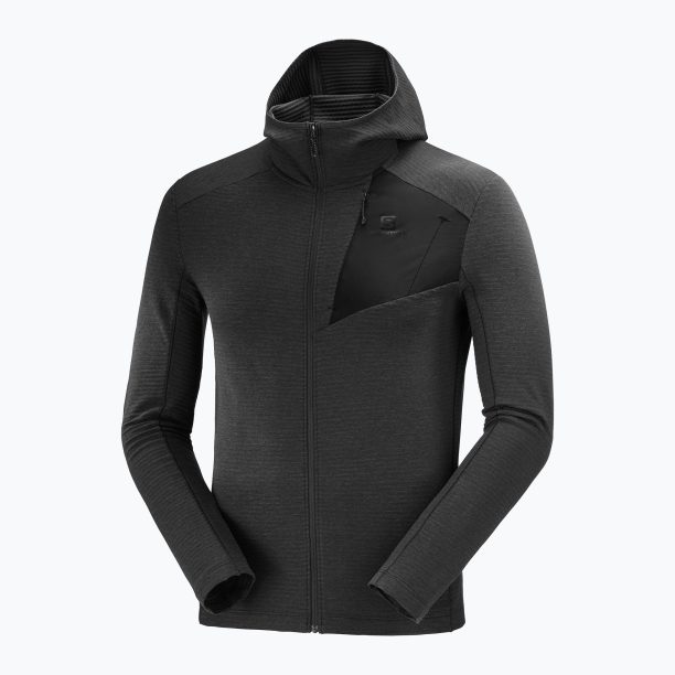 Мъжки Salomon Outline FZ Hoodie black LC1368300