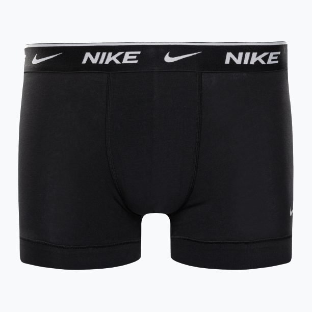 Мъжки боксерки Nike Everyday Cotton Stretch Trunk 3Pk UB1 black