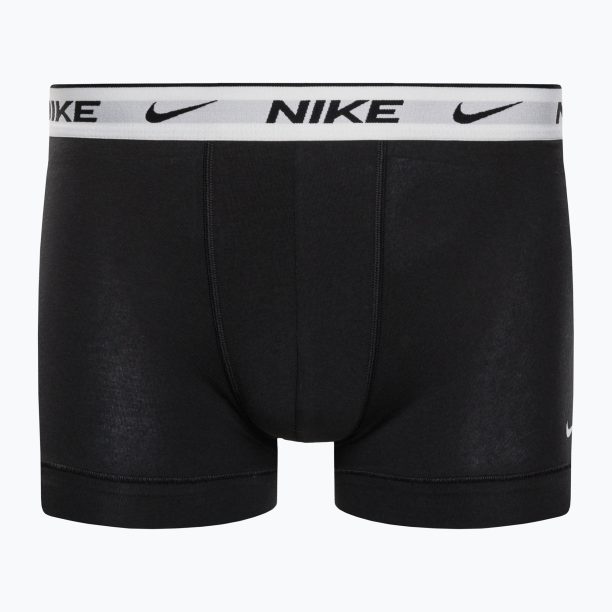 Мъжки боксерки Nike Everyday Cotton Stretch Trunk 3Pk UB1 black/white wb