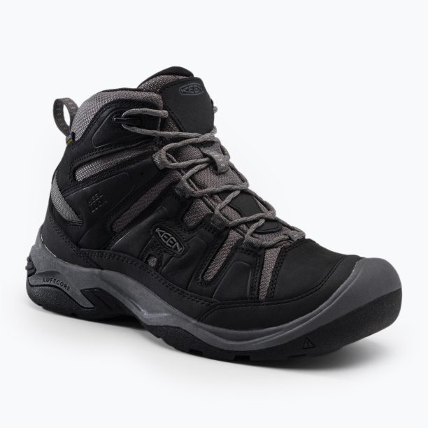 Мъжки ботуши за трекинг KEEN Circadia Mid Wp black-grey 1026768