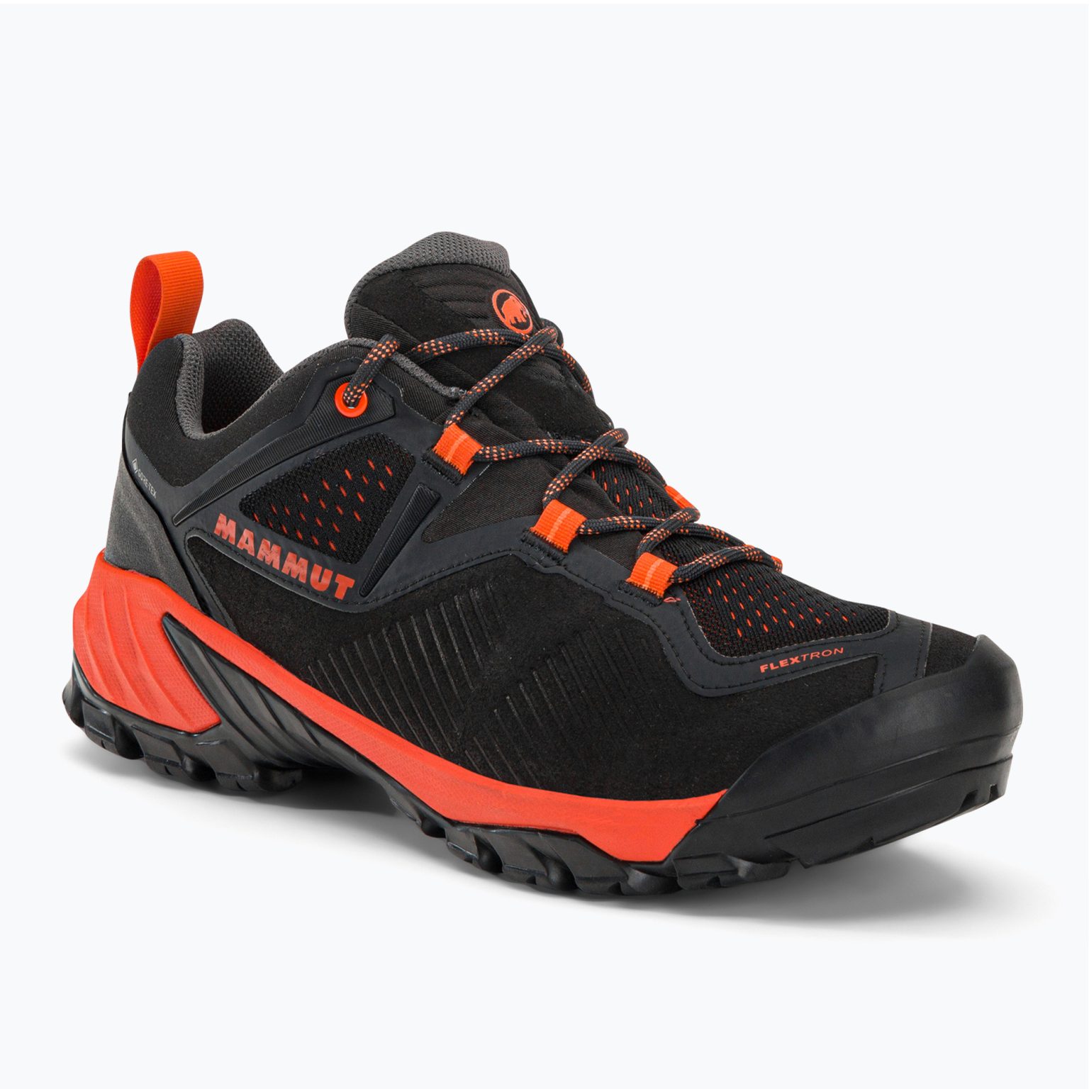 Мъжки ботуши за трекинг Mammut Sapuen Low GTX черни и червени