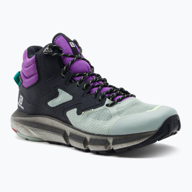 Мъжки ботуши за трекинг Salomon Predict Hike Mid GTX сив L41461000