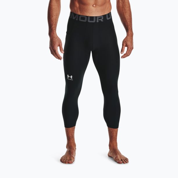 Мъжки гамаши Under Armour HG Armour 3/4 black/white