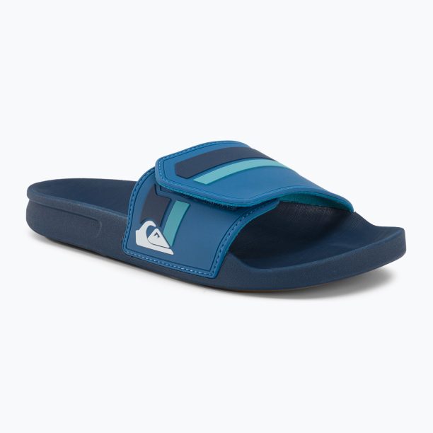 Мъжки джапанки Quiksilver Rivi Slide Adjust blue/blue/green