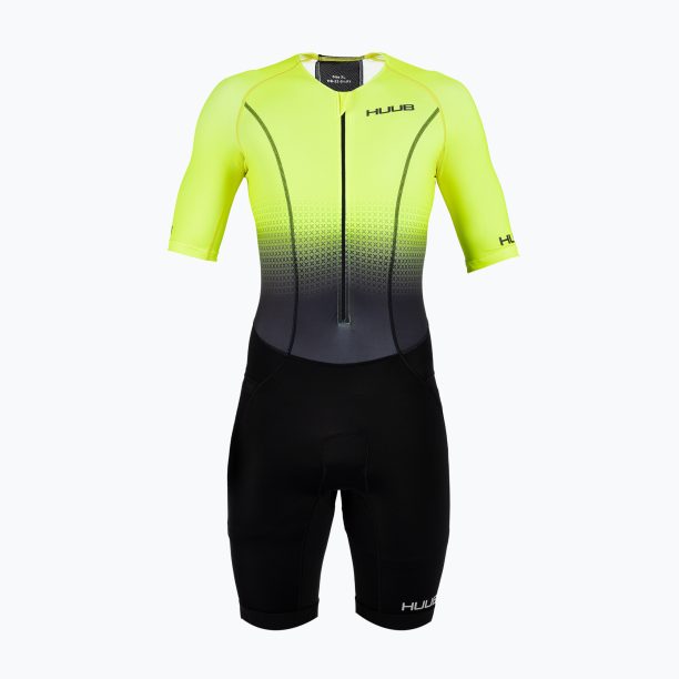 Мъжки костюм за триатлон HUUB Commit Long Course black/yellow COMLCSFY