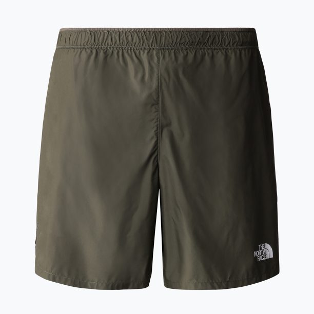 Мъжки къси панталони за бягане The North Face Limitless Run new taupe green