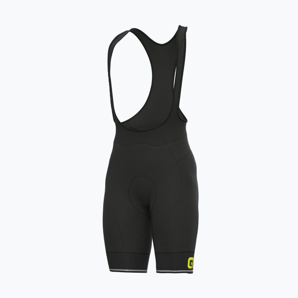 Мъжки къси панталони за колоездене Alé Corsa Bibshort black/yellow L13654018