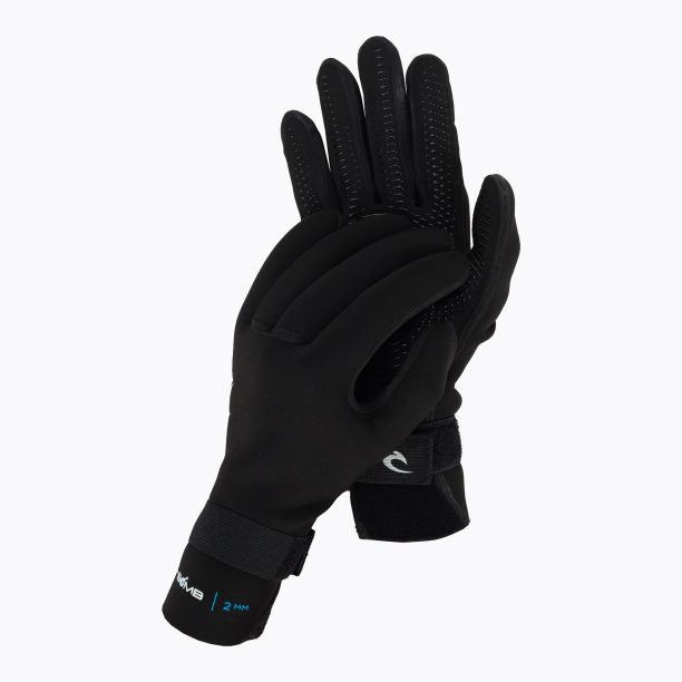 Мъжки неопренови ръкавици Rip Curl E Bomb 5 Finger 90 2mm Black WGL5SE