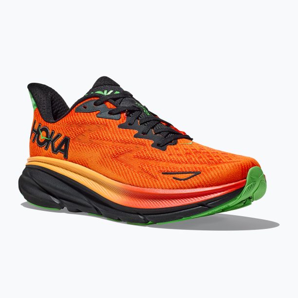 Мъжки обувки за бягане HOKA Clifton 9 flame/vibrant orange