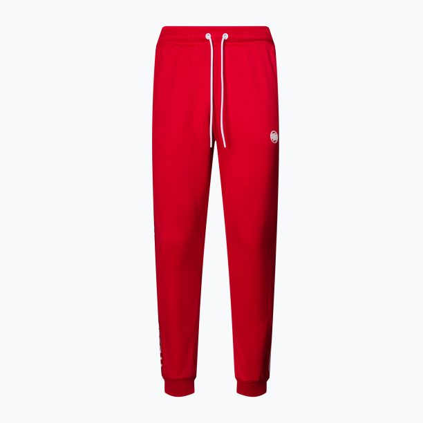 Мъжки панталони Pitbull West Coast Oldschool Track Pants Tape Logo red