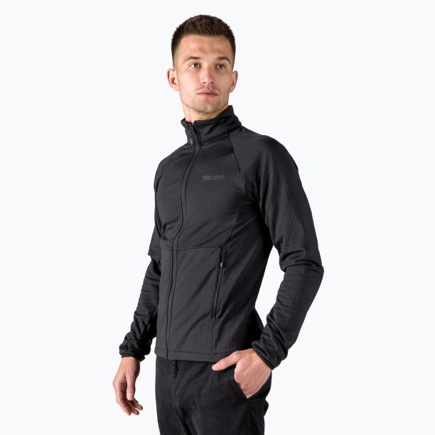 Мъжки полар Marmot Leconte Fleece Black 12770001