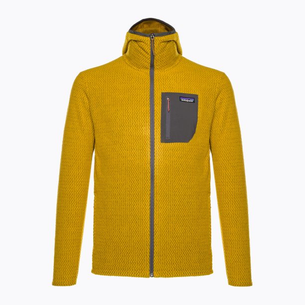 Мъжки поларен суитшърт Patagonia R1 Air Full-Zip cosmic gold