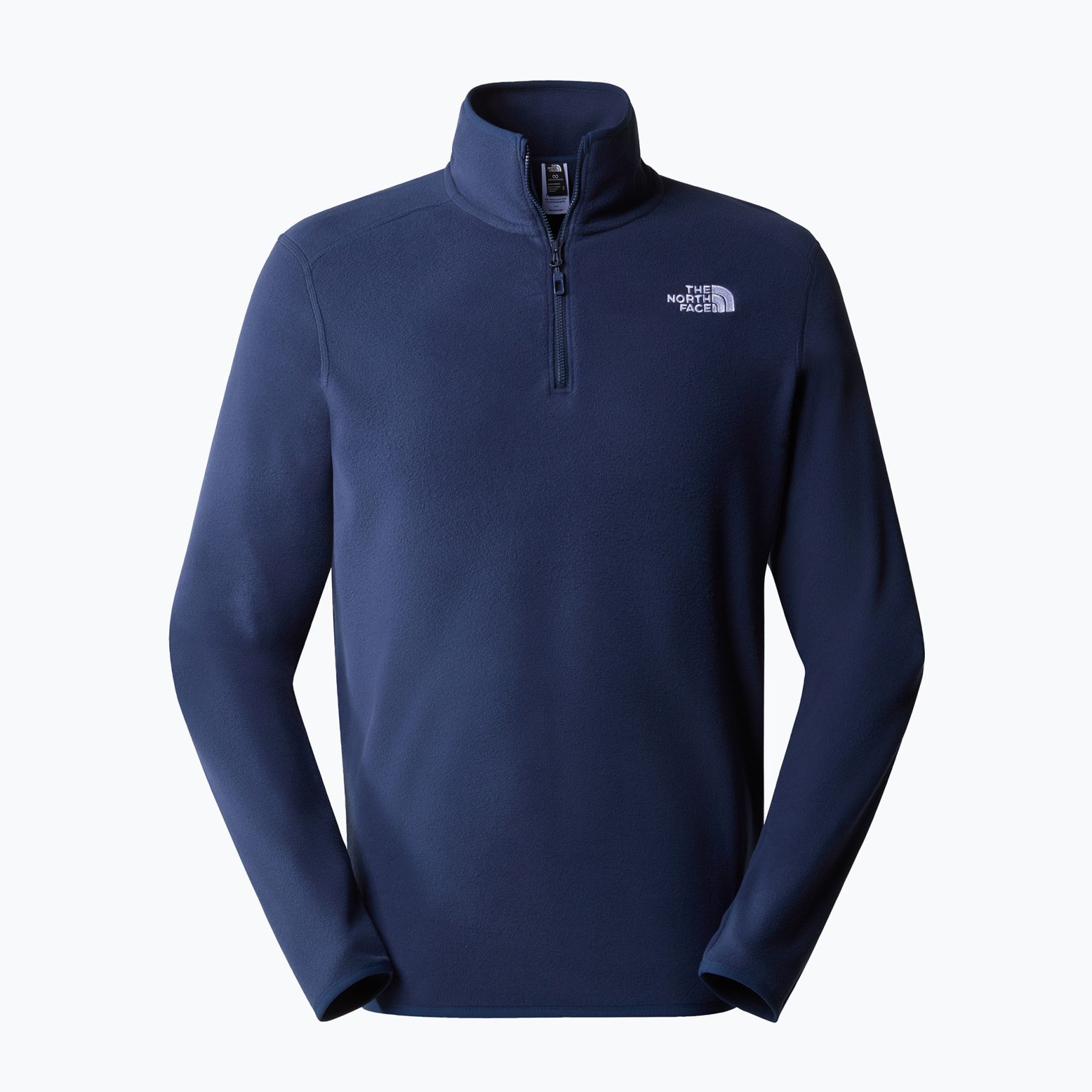 Мъжки поларен суитшърт The North Face 100 Glacier 1/4 Zip summit navy