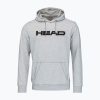 Мъжки потник за тенис HEAD Club Byron Hoodie сив 811449GM