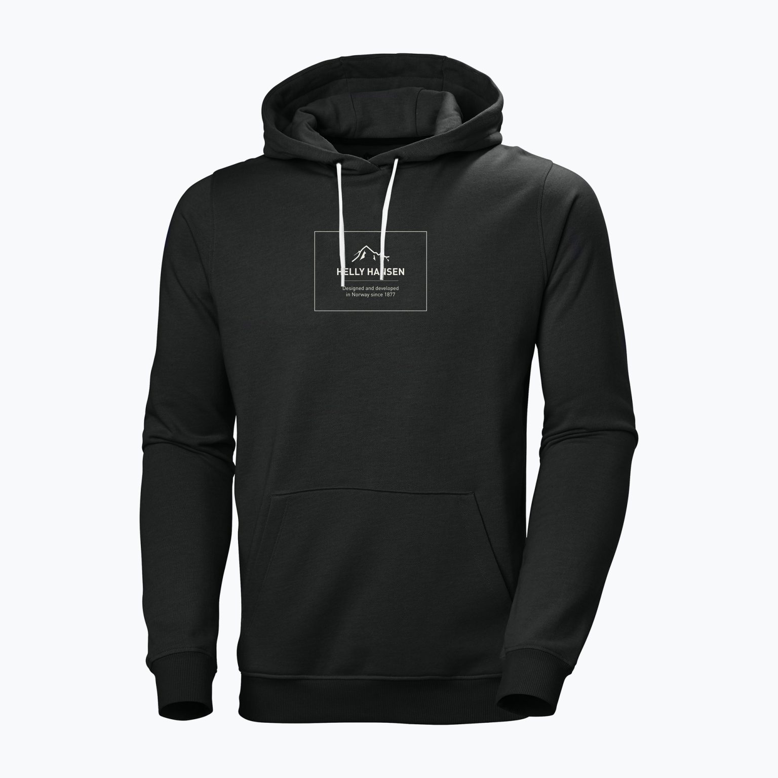 Мъжки потник за трекинг Helly Hansen F2F Organic Cotton Hoodie ebony melange