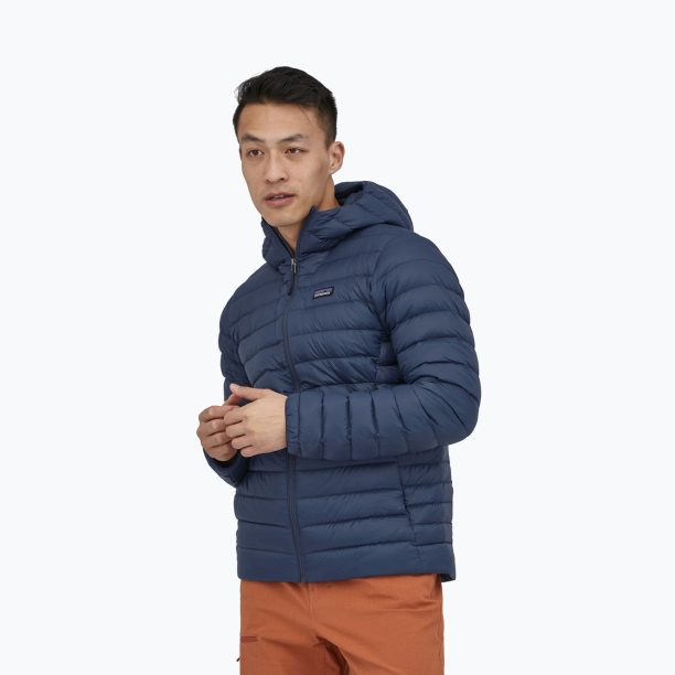 Мъжки пуловер Patagonia Down Hoody new navy